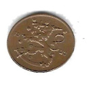 1922 5 PENNIÄ KOLIKKO KÄYTETTY - pikkukuva 2