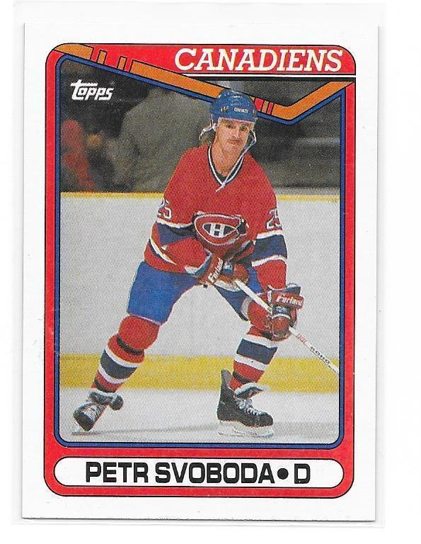 1990-91 Topps #246 Petr Svoboda Montreal Canadiens