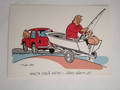 Malta vielä hetki - järvi näkyy jo!