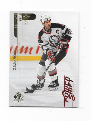 1998-99 SP Authentic Power Shift #9 Michael Peca 22/500
