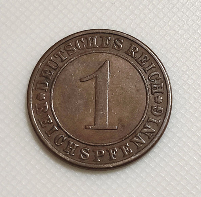 Saksa 1 Pfennig 1931A