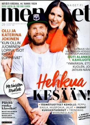 Me Naiset n:o 29 2018 Olli & Katerina. Outi. Lily. Prinsessa