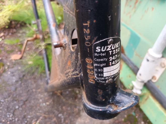 Suzuki T250 runko