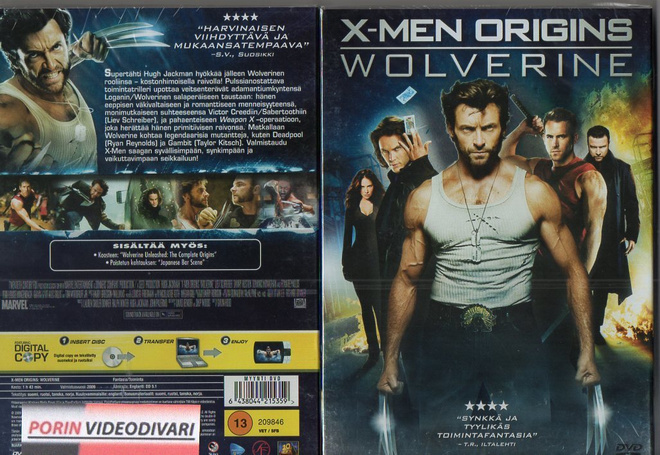 X-Men Origins Wolverine	(1 509)	UUSI	-FI-	DVD	suomik.		hugh