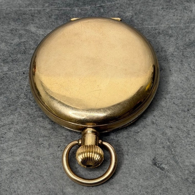 Vintage Magno Full Hunter taskukello – kullattu, 17 jewels