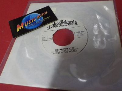 TEDDY & THE TIGERS - BIG BROWN EYES EX- 7'' SINGLE