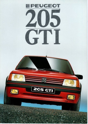 Peugeot 205 GTI -esite, 1988