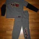 Lindex harmaa lämmin skate pyjama 134-140 - pikkukuva 1