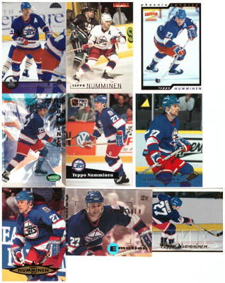 9 x TEPPO NUMMINEN Winnipeg Jets