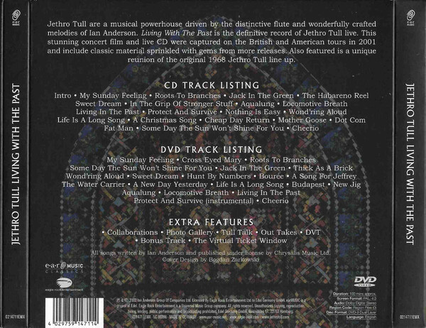 JETHRO TULL - LIVING WITH THE PAST CD+DVD