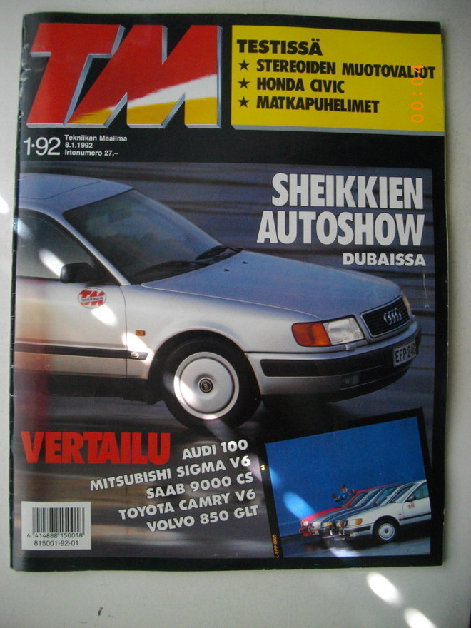 Tekniikan Maailma Nro 1/1992 (30.7)