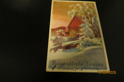U. MAASIO 1947 KULKENUT POSTIKORTTI