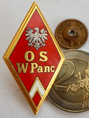 VANHA Ruuvimerkki Puola Poland Sotakoulu OS W Panc