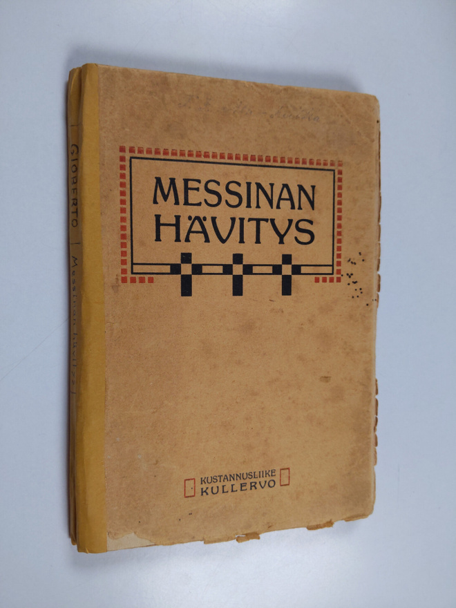 Francesco Gioberto : Messinan hävitys : kuvaus maanjärist...