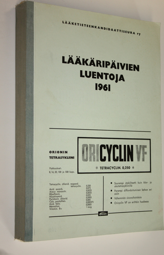 Lääkäripäivien luentoja 1961