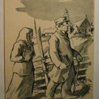 Reino Lahdelma: Vanha pariskunta kirkkomatkalla (1942) ei p. - pikkukuva 1