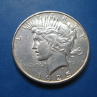 USA 1 dollar hopearaha Peace Dollar - 1925 - pikkukuva 1