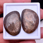 Safiiri kupari/kulta hohto 83.47 ct yhteen sovitettu pari - pikkukuva 4
