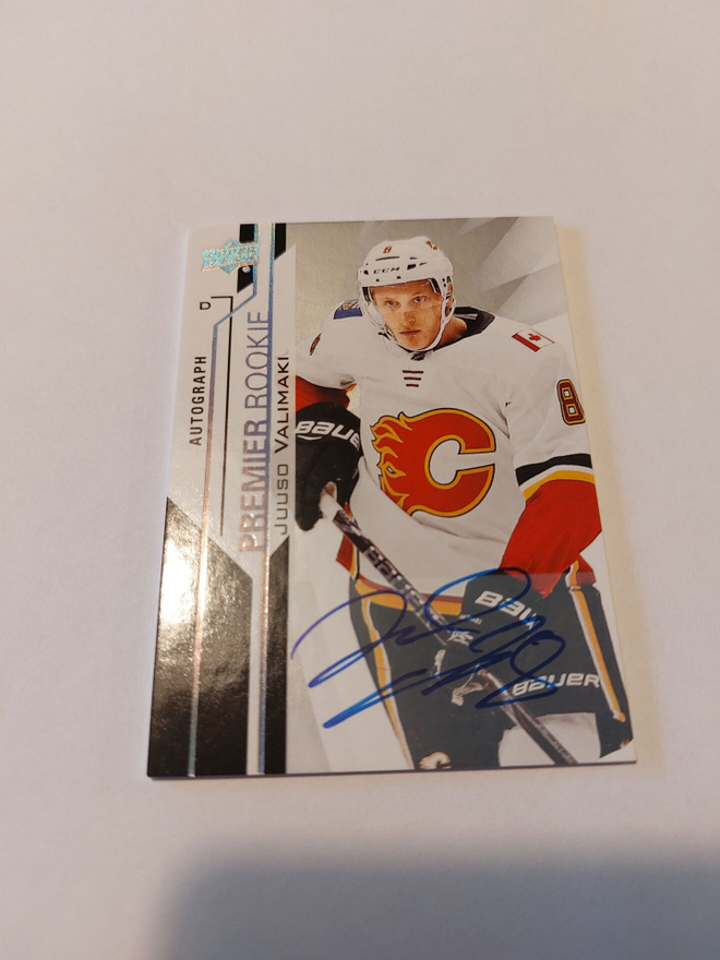 2018-19 Upper Deck Premier Auto #87 Juuso Välimäki