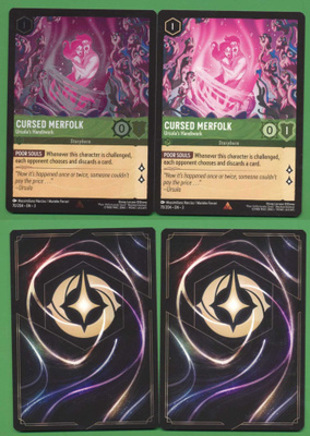 Lorcana Cursed Merfolk - Ursula's Handiwork Normi ja Foil