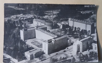 Helsinki, Naistenklinikka, ympäristöä, ilmakuvapk, p. 1952