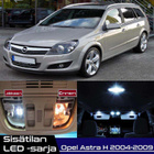 Opel Astra H Sisätilan LED-sarja 13-osainen - pikkukuva 1