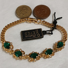 21k kullattu Design Bijoux Keyes rannekoru Gold plated - pikkukuva 2