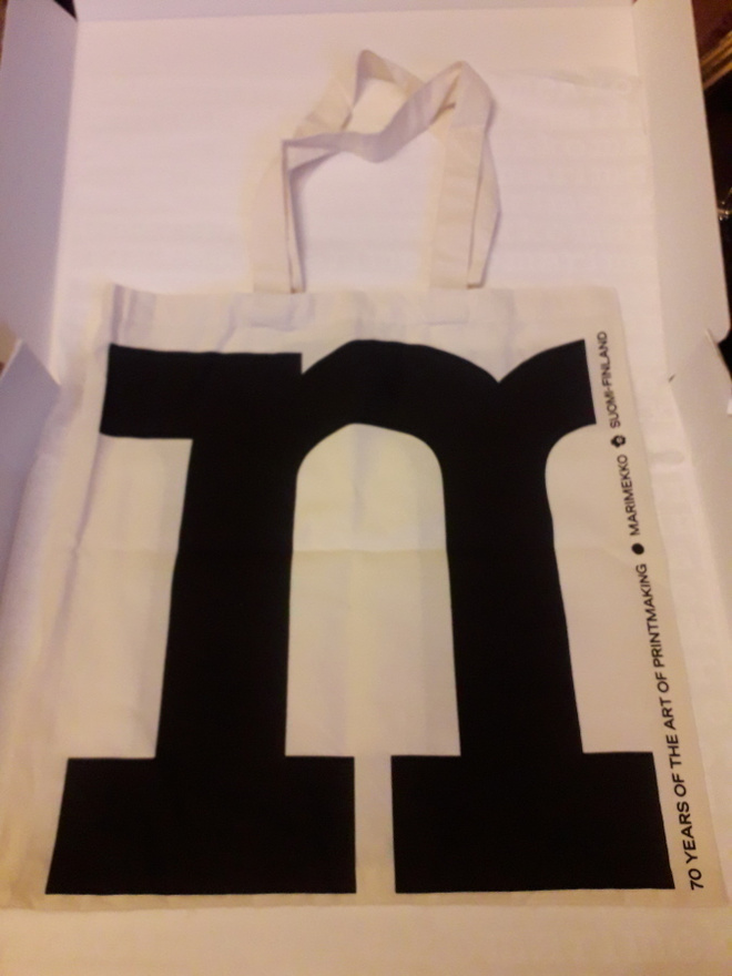 Marimekko 70v juhlavuoden logokassi