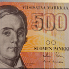 500mk seteli 1986. - pikkukuva 1