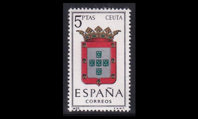 Espanja 1625 ** Vaakuna Ceuta (1966)