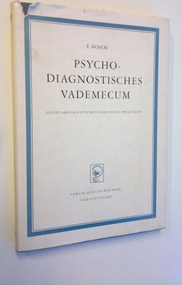 E. Bohm : Psychodiagnostisches Vademecum - Hilfstabellen ...
