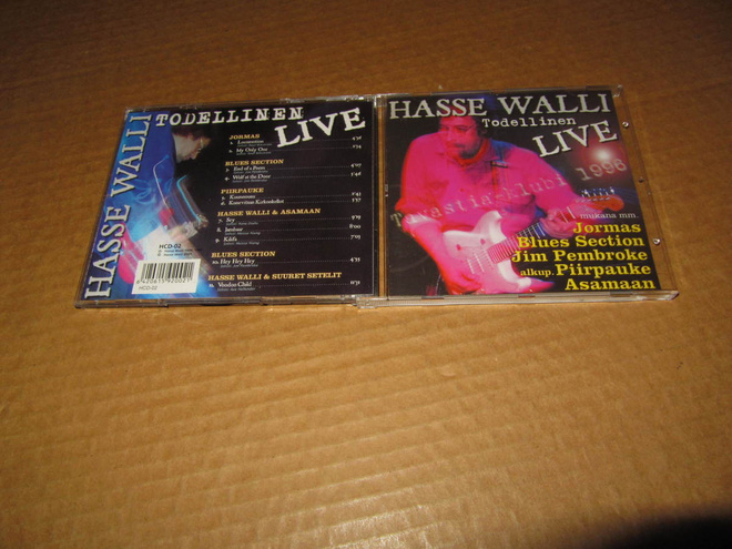 Hasse Walli CD Todellinen LIVE v.2001 NIMMARILLA !