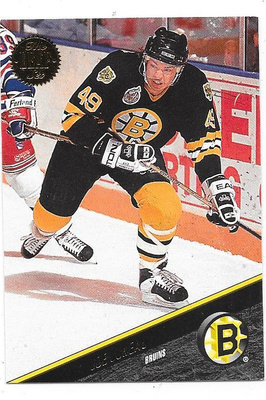 1993-94 LEAF #218 Joe Juneau , Boston Bruins