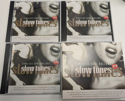 Slow Tunes (3CD) MINT!! Ray Charles Dionne Warwick The Dells