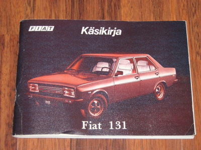 FIAT 131 KÄSIKIRJA - 1979