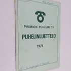 Paimion puhelin oy : puhelinluettelo 1979 - pikkukuva 1