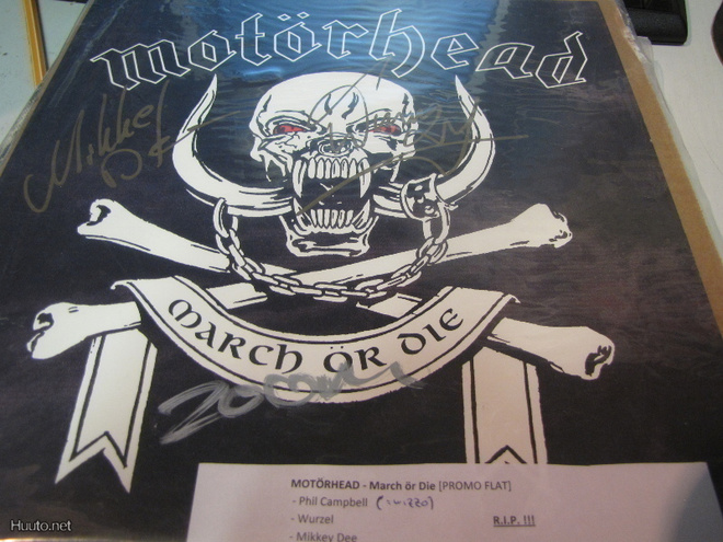 MOTORHEAD  - MARCH OR DIE PROMO FLAT+KOLME NIMMARIA