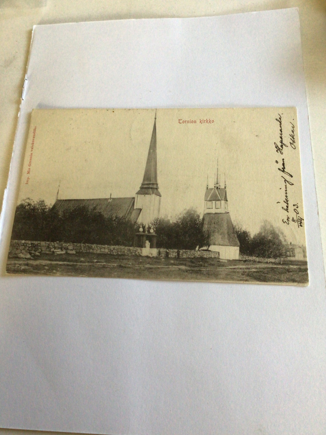 Tornion kirkko kulkenut 1903