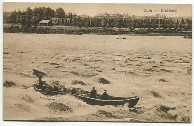 Oulu Tervavene Merikoskessa, 1900-luvun alku