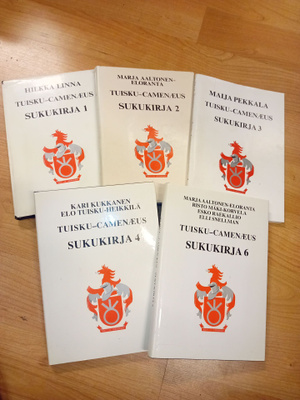 Tuisku - Camenaeus sukukirja 1, 2, 3, 4 & 6 ( SIS POSTIKULU)