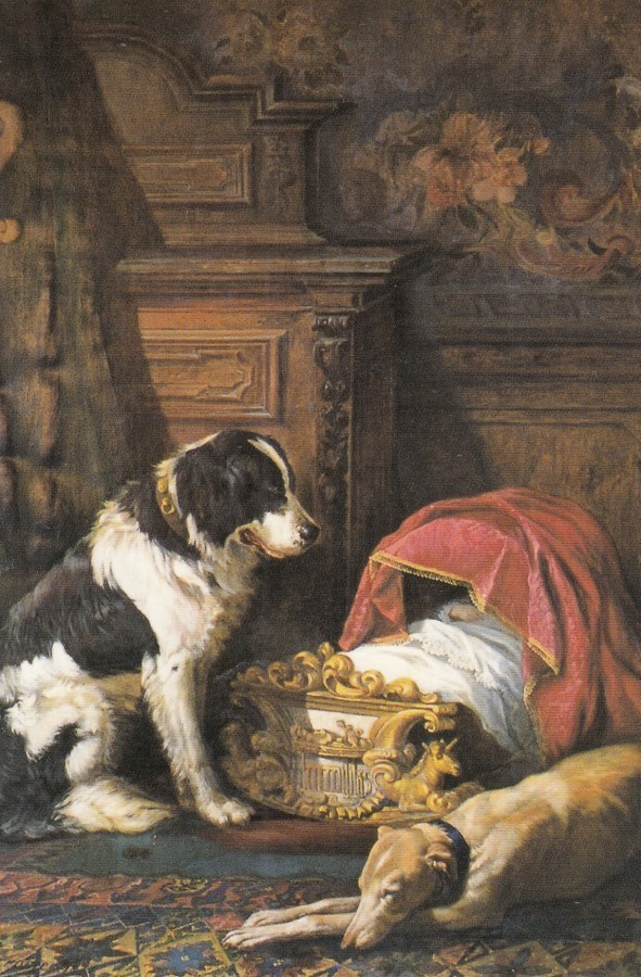 Elisabetta Borromeo: Koirat vartioivat vauvaa