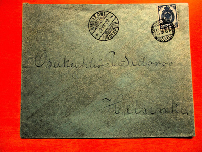 1908 Nrol 1368 (Muhola Kinnula RRR) + Kivijärvi kuori