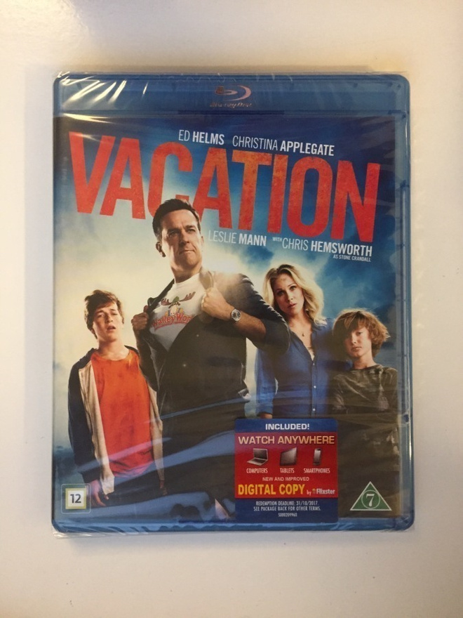 Vacation - Loma (Blu-ray) Chris Hemsworth (2015) UUSI