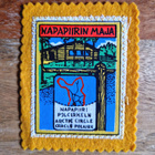 Napapiirin maja vintage kangasmerkki - pikkukuva 2