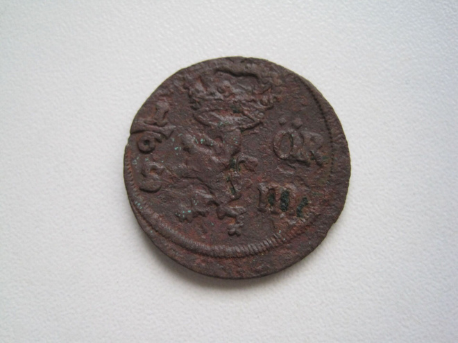 RUOTSI 1/6 ÖRE 1668.  44