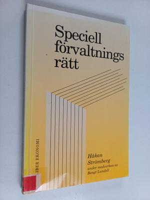Håkan Strömberg : Speciell förvaltningsrätt