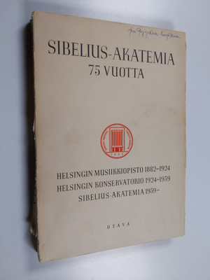 Arvi Karvonen : Sibelius-Akatemia 75 vuotta : Helsingin m...