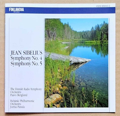 SIBELIUS • BERGLUND / PANULA: Sinfoniat 4. & 5. – RI CD 1987