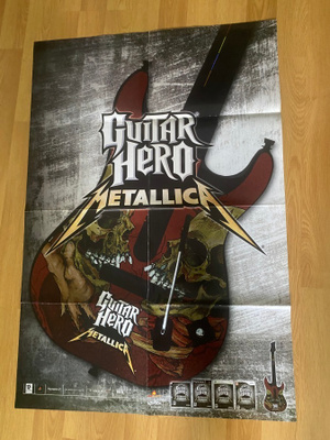 Metallica Guitar hero juliste