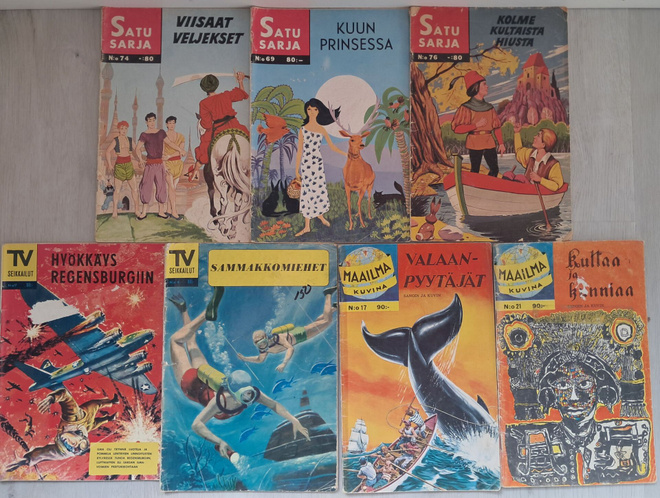 Satu sarja, Tv seikkailut, Maailma kuvina 7 kpl